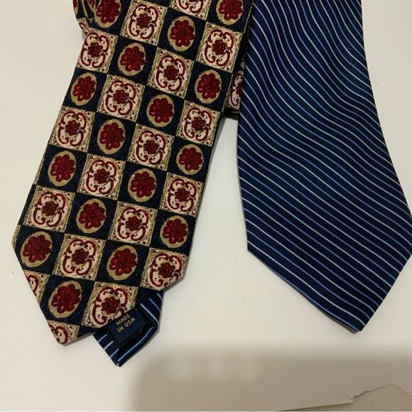 Brooks brothers neck tie 2 PCs set - Picture 7 of 10